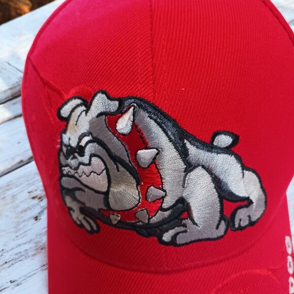 Santo Red Bulldog Baseball Cap NWOT – One Size, Velcro Adjustable, Unisex - Picture 2 of 10